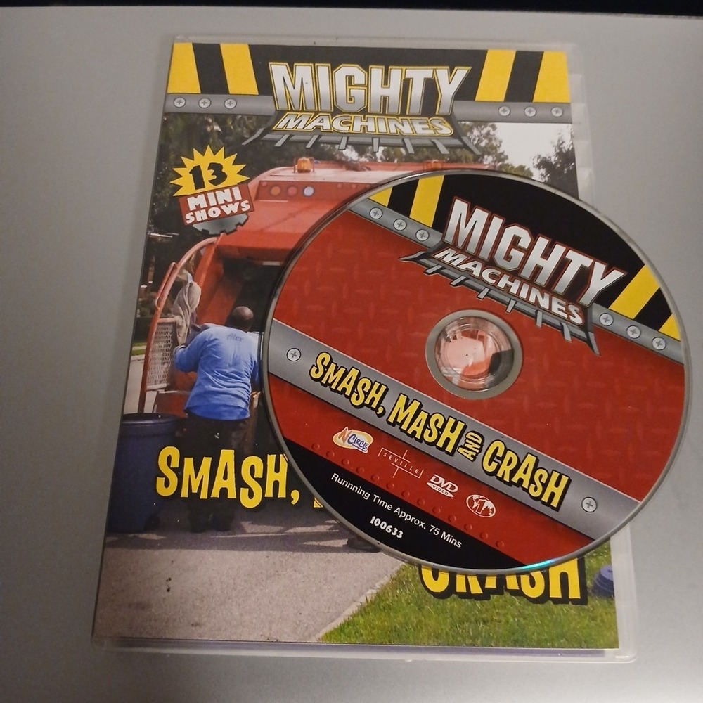 Mighty Machines: Smash, MASH and Crash DVD 75 Min 13 Mini Episodes